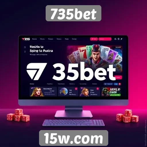 Interface e usabilidade do site 735bet