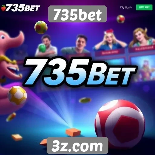 Diversidade de jogos e categorias na 735bet