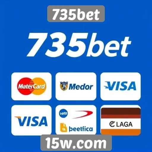 Variedade de métodos de pagamento na 735bet
